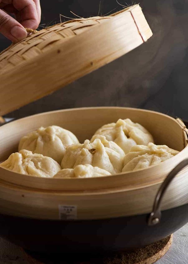 Chinese steamed pork buns