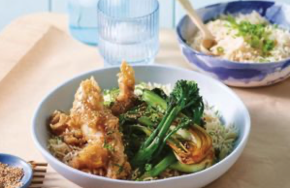 Chinese-style lemon honey fish