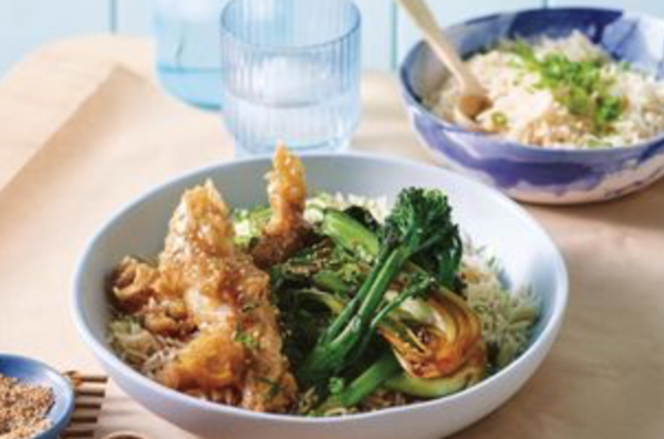 Chinese-style lemon honey fish