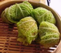 Chinese-style stuffed cabbage