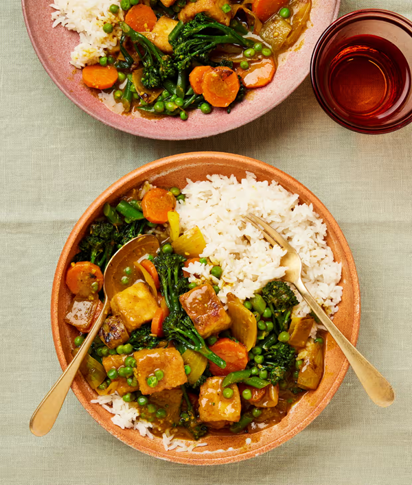 Chinese takeway-style tofu curry