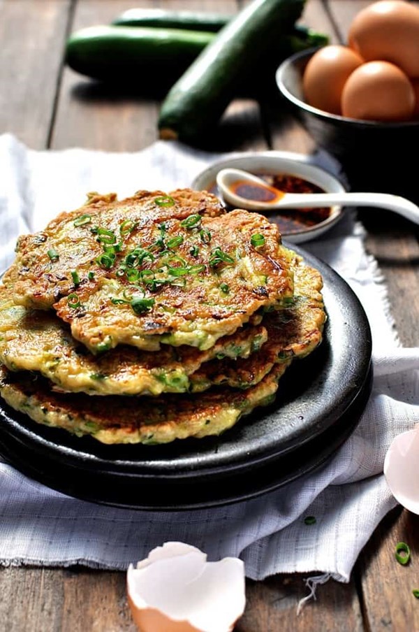 Chinese zucchini pancakes