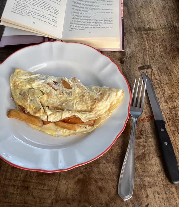 Chip omelette