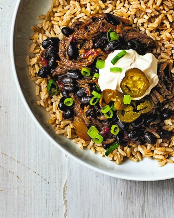 Chipotle beef & beans 