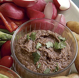 Chipotle black bean dip