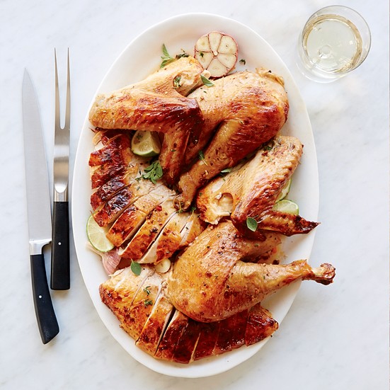 Chipotle-butter turkey