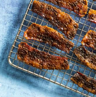 Chipotle candied bacon