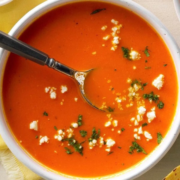 Chipotle carrot soup