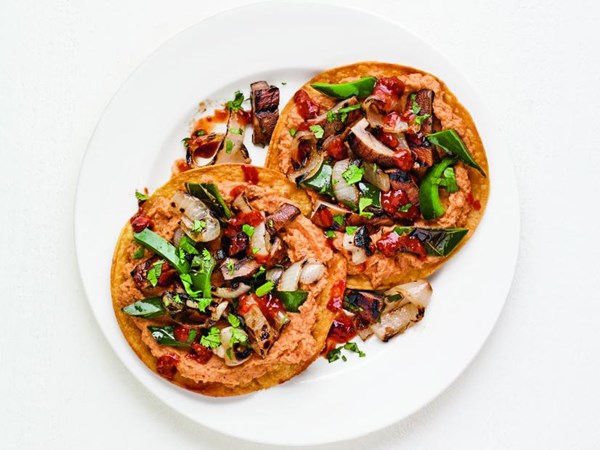 Chipotle cauliflower tostadas 