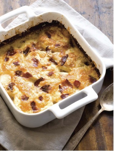 Chipotle-cheddar scalloped potatoes