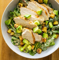 Chipotle chicken Caesar salad