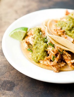 Chipotle chicken tacos