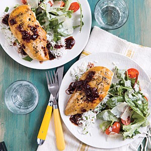Chipotle chicken with coriander rice