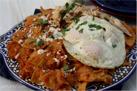 Chipotle chilaquiles