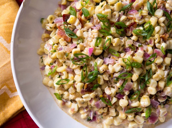 Chipotle corn salsa creamed corn