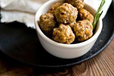 Chipotle cranberry sausage balls