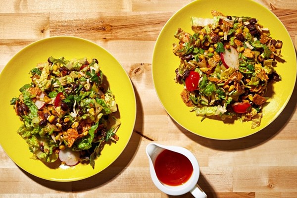 Chipotle-garlic chopped salad