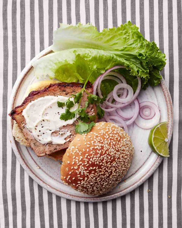 Chipotle-glazed meatloaf sandwiches