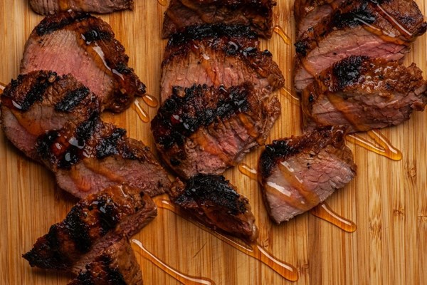 Chipotle honey-marinated steak