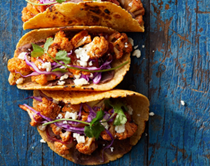 Chipotle-lime cauliflower tacos