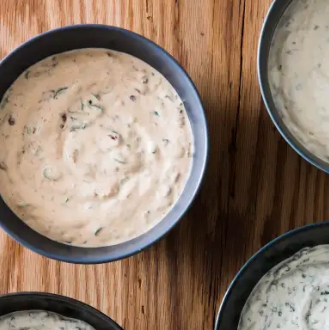 Chipotle-lime dip with scallions