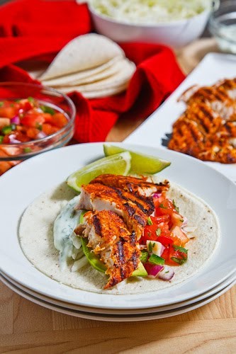 Chipotle lime fish tacos