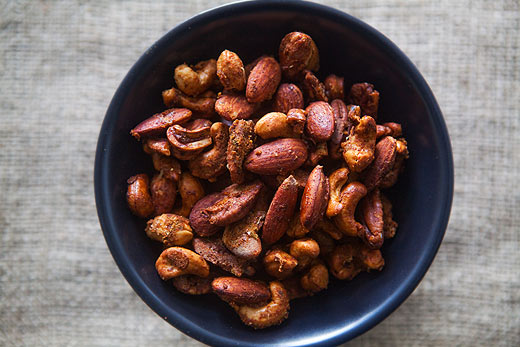Chipotle-lime mixed nuts