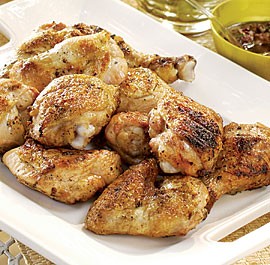 Chipotle-lime-rubbed brined & grilled chicken