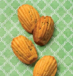 Chipotle madeleines with green chilis