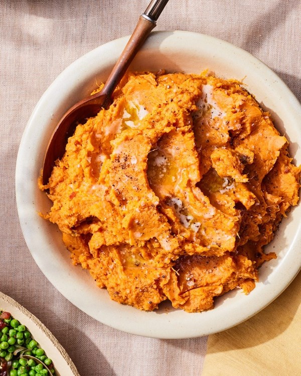 Chipotle mashed sweet potatoes