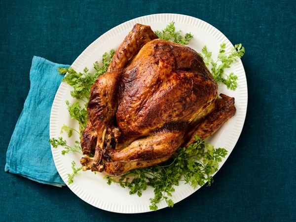 Chipotle mayonnaise-roasted turkey 