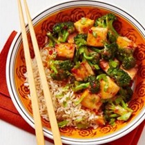 Chipotle-orange broccoli & tofu