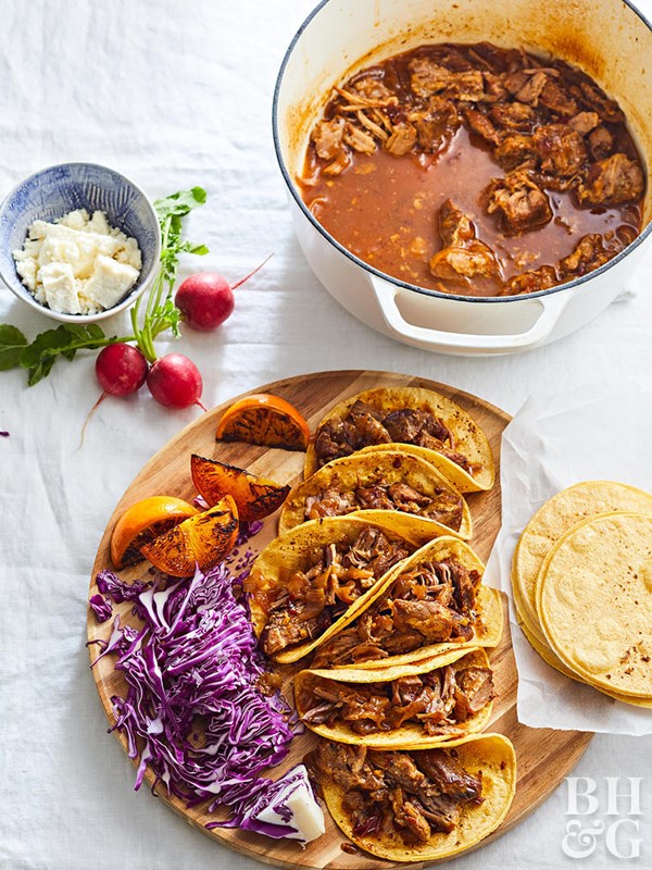 Chipotle pork tacos
