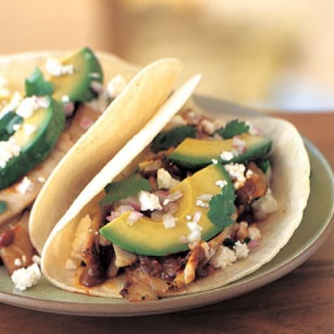 Chipotle pork tacos
