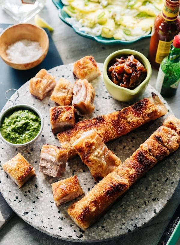 Chipotle roasted pork belly