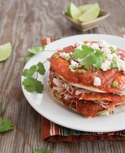Chipotle shredded pork enchiladas (Enchiladas de puerco con chile chipotle)