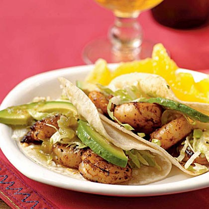 Chipotle shrimp tacos