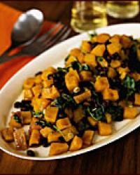 Chipotle-spiked winter squash and black bean salad