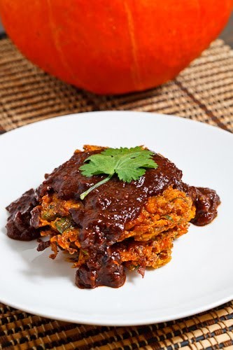 Chipotle squash fritters