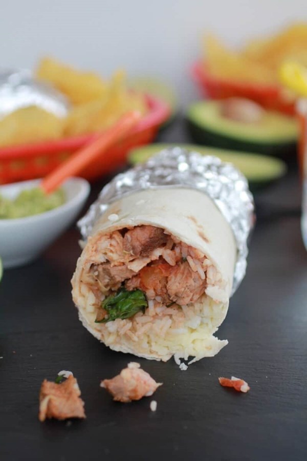 Chipotle steak burritos