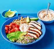 Chipotle turkey & avocado grain bowl