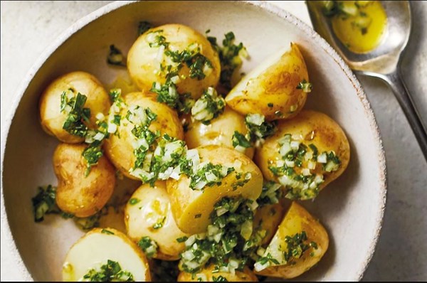 Chive & shallot salsa verde