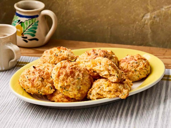 Chive and cheddar drop biscuits