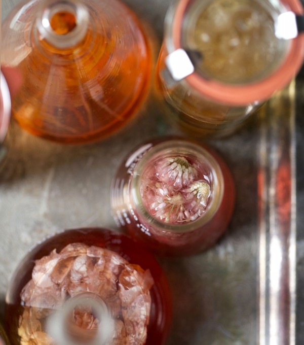 Chive blossom vinegar