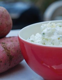 Chive potato salad