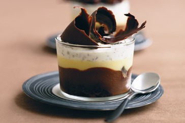 Choc-a-block trifle