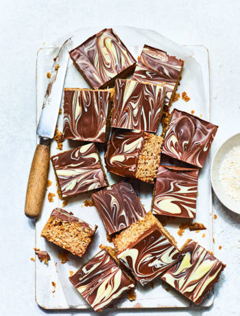 Choc-coco flapjacks