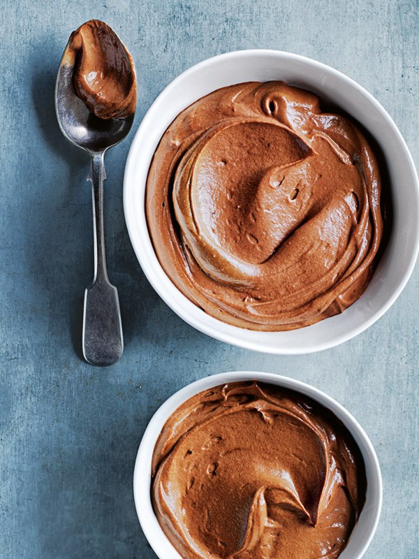 Choc-hazelnut coffee mousse