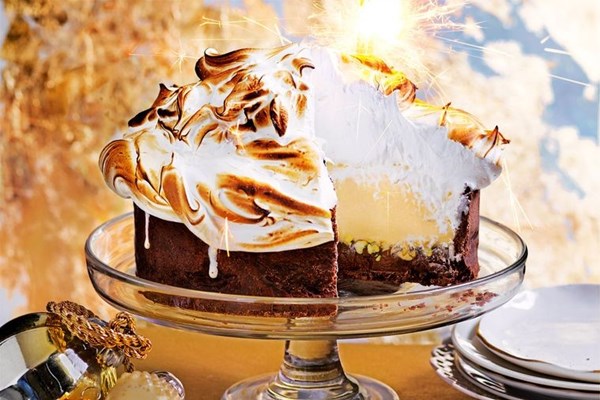 Choc mint bombe Alaska