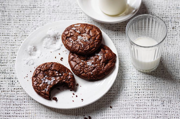 Choc-mint brownie cookies
